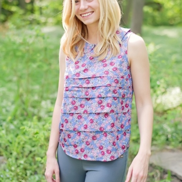 Matilda Jane Tops - Matilda Jane Mrs. Darling Top Tiered Floral Blouse